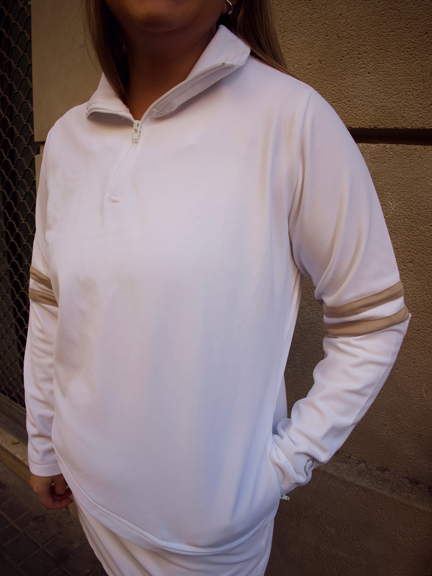 Sudadera Polo beige